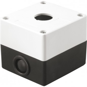 Корпус поста IEK КП101 для кнопок управления 1 место белый - BKP10-1-K01 Корпус поста IEK КП101 для кнопок управления 1 место белый - BKP10-1-K01