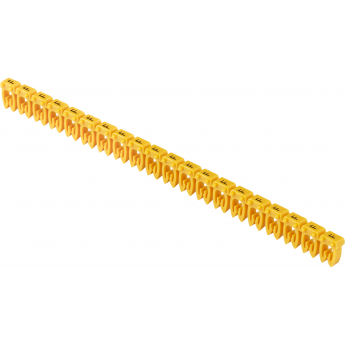 Маркер открытого типа IEK KE 1,5-2,5мм2 символ 'F' (200шт/упак)