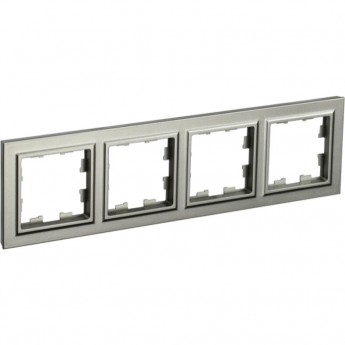 Рамка 4-местная РУ-4-БрШ шампань IEK BRITE - BR-M42-K37 Рамка 4-местная РУ-4-БрШ шампань IEK BRITE - BR-M42-K37