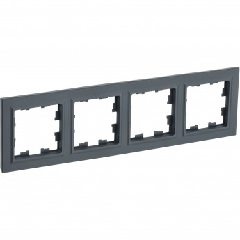 Рамка 4 поста IEK BRITE РУ-4-БрГ графит Рамка 4 поста IEK BRITE РУ-4-БрГ графит