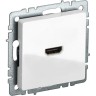 Розетка HDMI IEK BRITE РHDMI-0-БрБ белый - BR-H10-K01