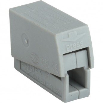 Строительно-монтажная клемма IEK СМК 224-101 для светильников - UKZ50-101-001 Строительно-монтажная клемма IEK СМК 224-101 для светильников - UKZ50-101-001