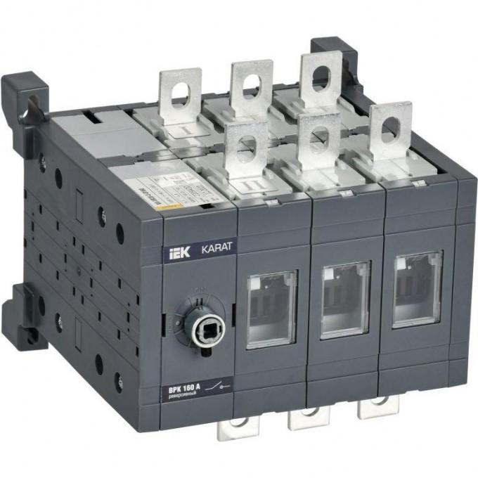 Выключатель-разъединитель IEK KARAT ВРК 3п 160А реверс. без рукоятки KA-VR20-3-0160